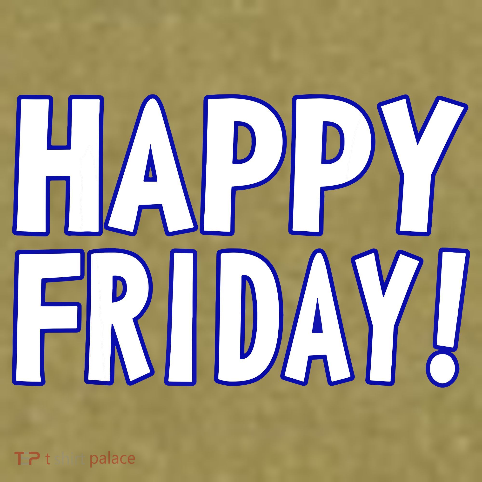 Happy Friday Gif Weekend Celebration Work Office Garment-Dyed Women's Muscle Tee