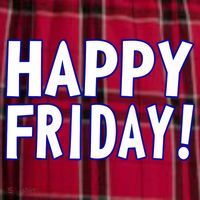 Happy Friday Gif Weekend Celebration Work Office Men's Flannel Plaid Pajama Pants thumb 2