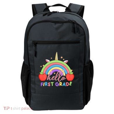 Hello First Grade Rainbow Back To School Backpack