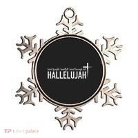 Hard Fought Heartfelt Been Through Hell Hallelujah Christian Ornament thumb 0