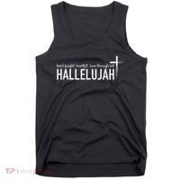 Hard Fought Heartfelt Been Through Hell Hallelujah Christian Tank Top thumb 0