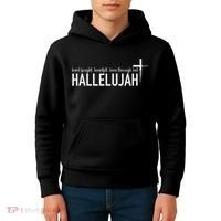 Hard Fought Heartfelt Been Through Hell Hallelujah Christian Kids Hoodie thumb 4
