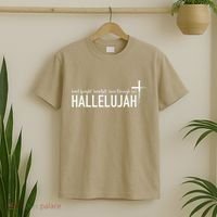 Hard Fought Heartfelt Been Through Hell Hallelujah Christian T-Shirt thumb 2