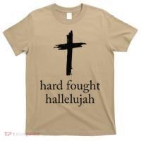 Hard Fought Hallelujah Christian Mom Bible Verse Jesus T-Shirt thumb 0
