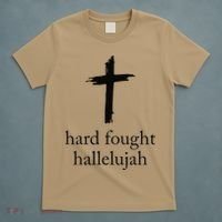 Hard Fought Hallelujah Christian Mom Bible Verse Jesus T-Shirt thumb 5