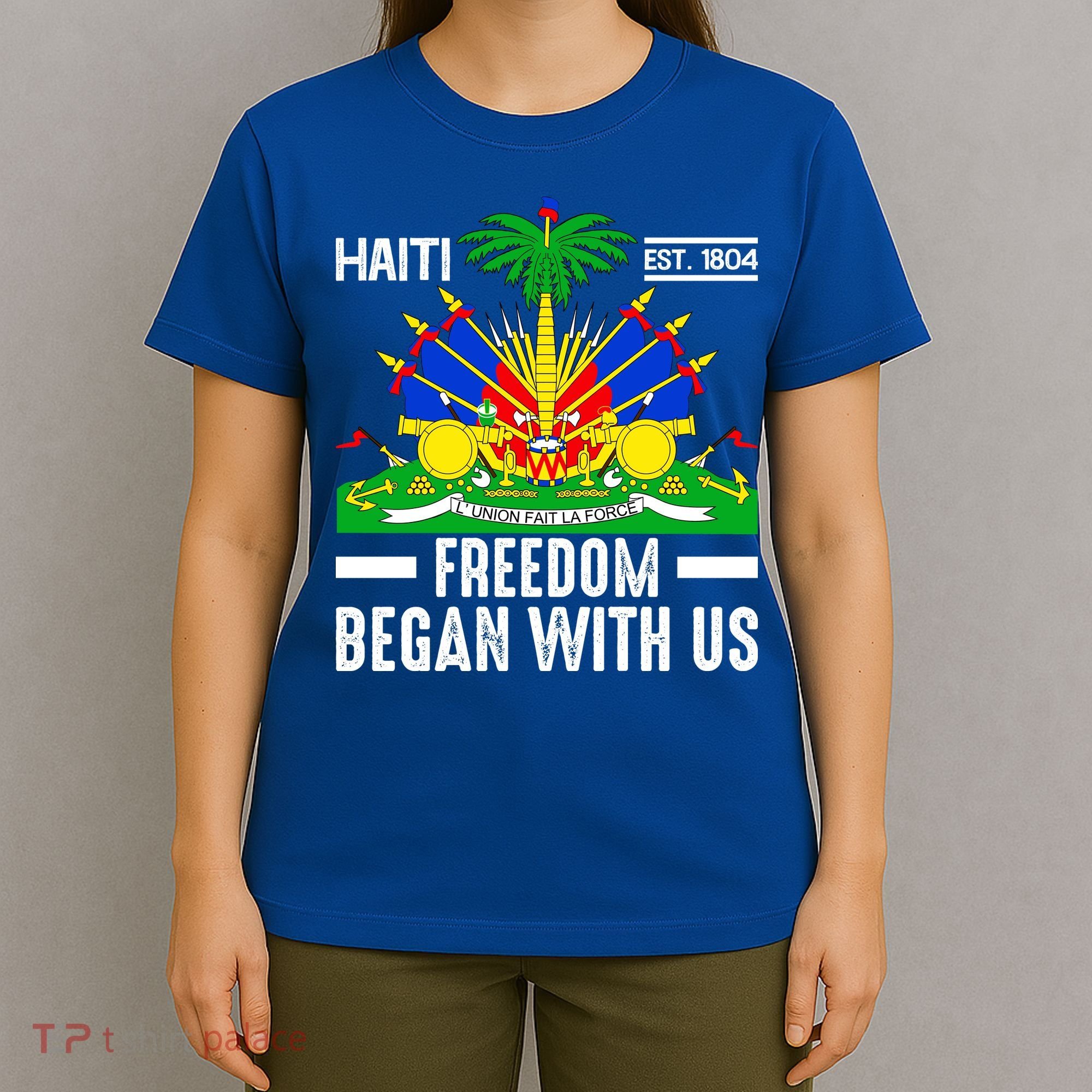 Haiti Flag Haitian Heritage Month Freedom T-Shirt
