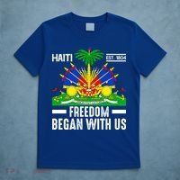 Haiti Flag Haitian Heritage Month Freedom T-Shirt thumb 5