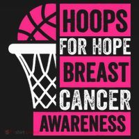 Hoops For Hope Basketball Family Breast Cancer Awareness Women's Hoodie thumb 2