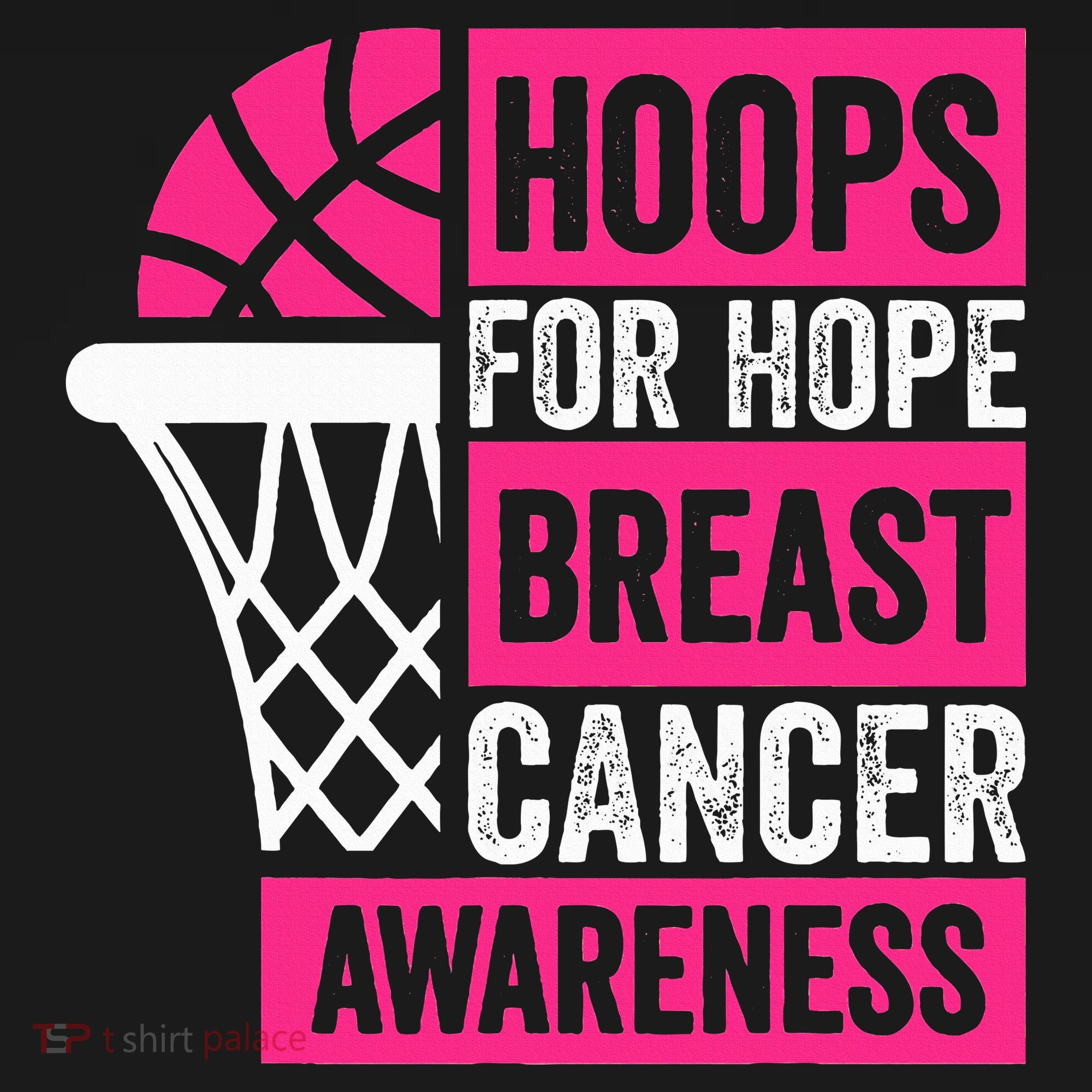 Hoops For Hope Basketball Family Breast Cancer Awareness Women's Hoodie