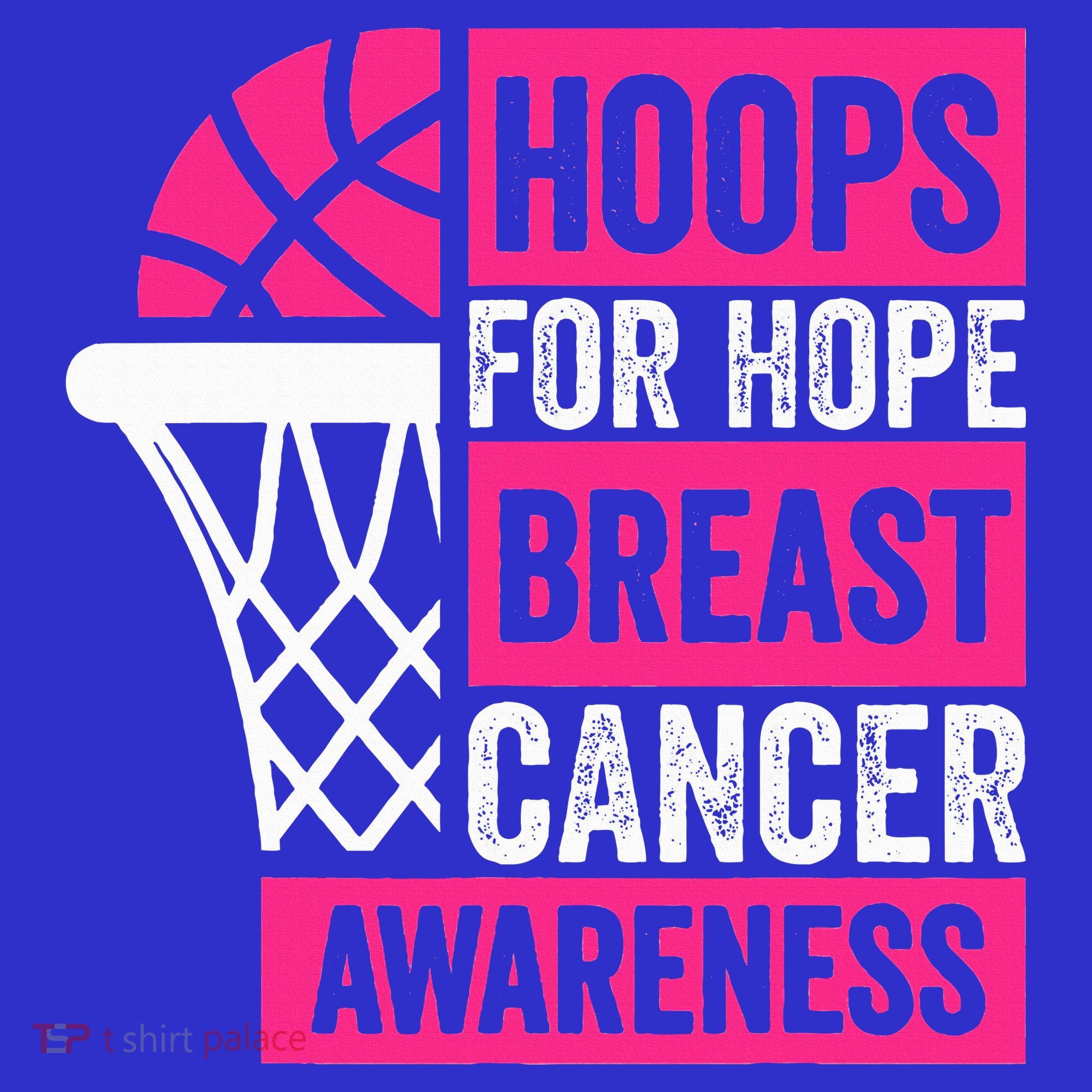 Hoops For Hope Basketball Family Breast Cancer Awareness Women's Tank Top