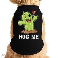 Hugs Free Hug Me Cacti Prickly Cactus Not A Hugger Hugging Funny Gift Doggie Tank thumb 0