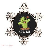 Hugs Free Hug Me Cacti Prickly Cactus Not A Hugger Hugging Funny Gift Ornament thumb 0