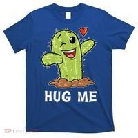 Hugs Free Hug Me Cacti Prickly Cactus Not A Hugger Hugging Funny Gift T-Shirt thumb 0