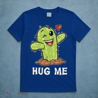 Hugs Free Hug Me Cacti Prickly Cactus Not A Hugger Hugging Funny Gift T-Shirt thumb 5