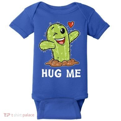 Hugs Free Hug Me Cacti Prickly Cactus Not A Hugger Hugging Funny Gift Baby Bodysuit