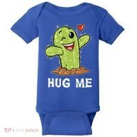 Hugs Free Hug Me Cacti Prickly Cactus Not A Hugger Hugging Funny Gift Baby Bodysuit thumb 0