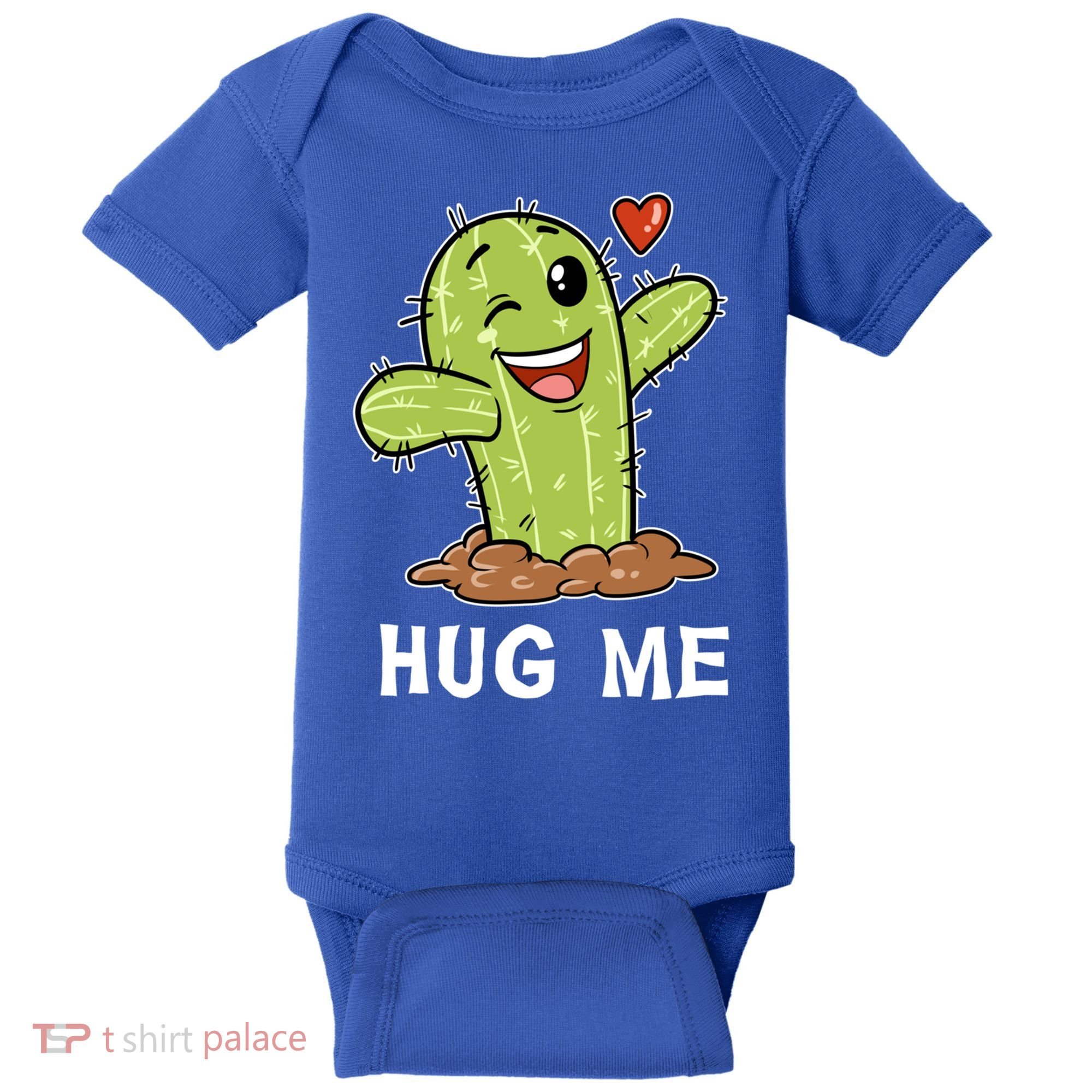 Hugs Free Hug Me Cacti Prickly Cactus Not A Hugger Hugging Funny Gift Baby Bodysuit