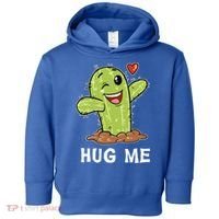 Hugs Free Hug Me Cacti Prickly Cactus Not A Hugger Hugging Funny Gift Toddler Hoodie thumb 0