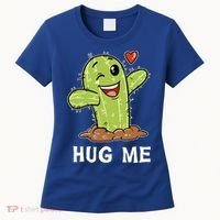 Hugs Free Hug Me Cacti Prickly Cactus Not A Hugger Hugging Funny Gift Women's T-Shirt thumb 0