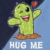 Hugs Free Hug Me Cacti Prickly Cactus Not A Hugger Hugging Funny Gift Raglan Baseball Sleeve Shirt thumb 2