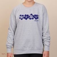 Hibiscus Flower Hawaii Aloha Hawaiian Retro Beach Women's Sweatshirt thumb 0