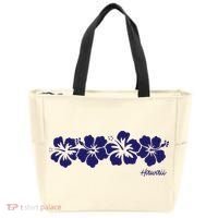 Hibiscus Flower Hawaii Aloha Hawaiian Retro Beach Tote Bag thumb 0
