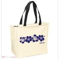 Hibiscus Flower Hawaii Aloha Hawaiian Retro Beach Tote Bag thumb 2