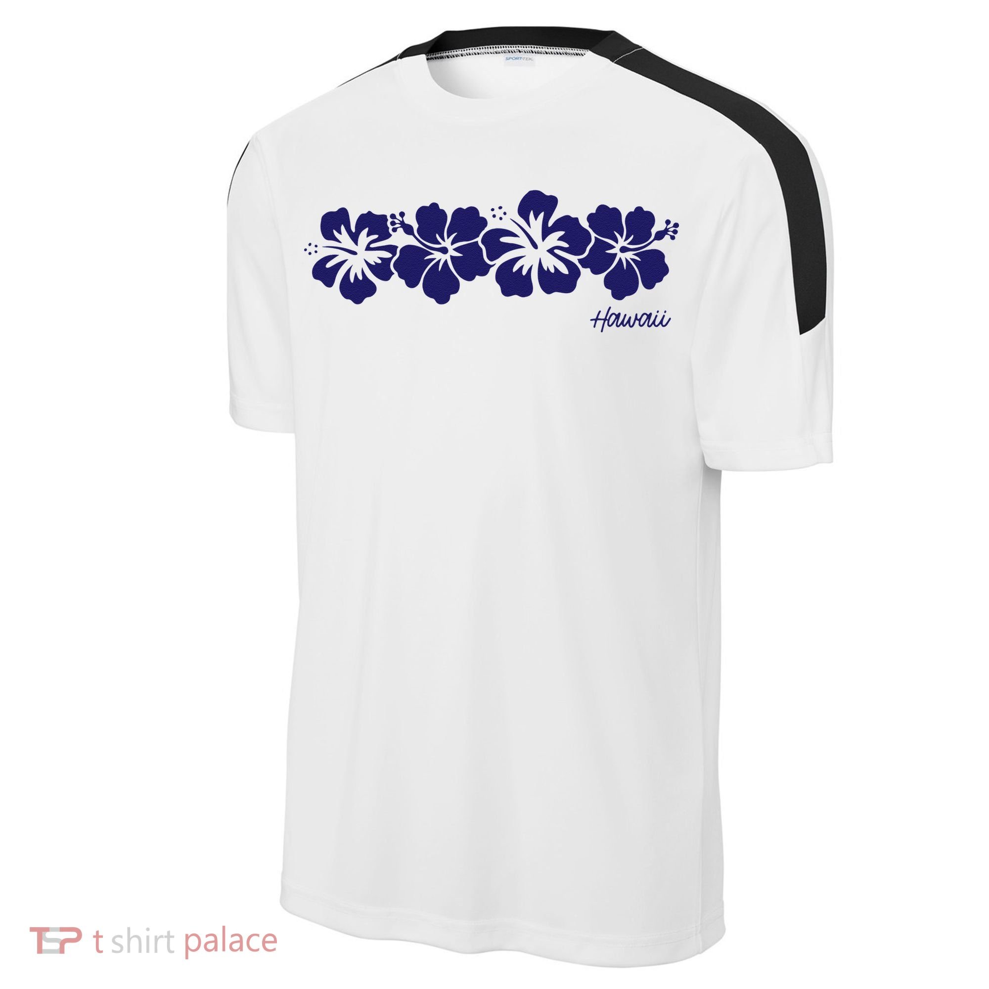 Hibiscus Flower Hawaii Aloha Hawaiian Retro Beach Sport-Tek Competitor United Soccer Jersey