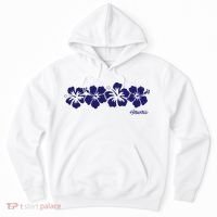 Hibiscus Flower Hawaii Aloha Hawaiian Retro Beach Hoodie thumb 0