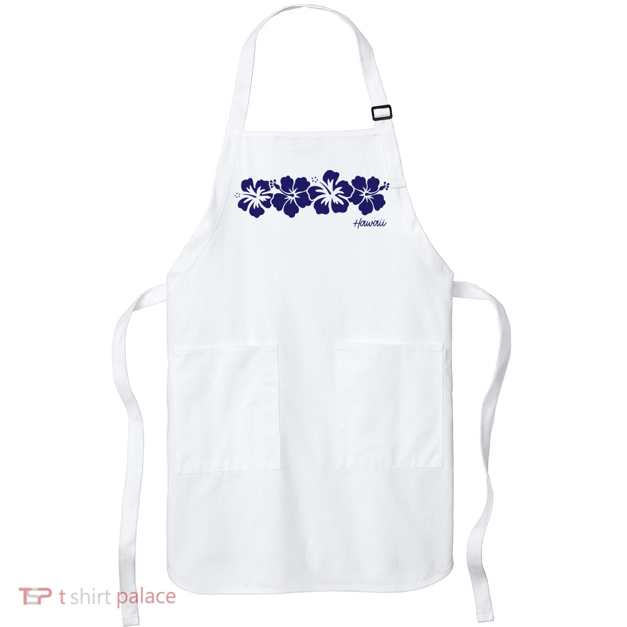 Hibiscus Flower Hawaii Aloha Hawaiian Retro Beach Apron