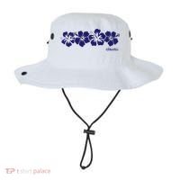 Hibiscus Flower Hawaii Aloha Hawaiian Retro Beach Bucket Hat thumb 0