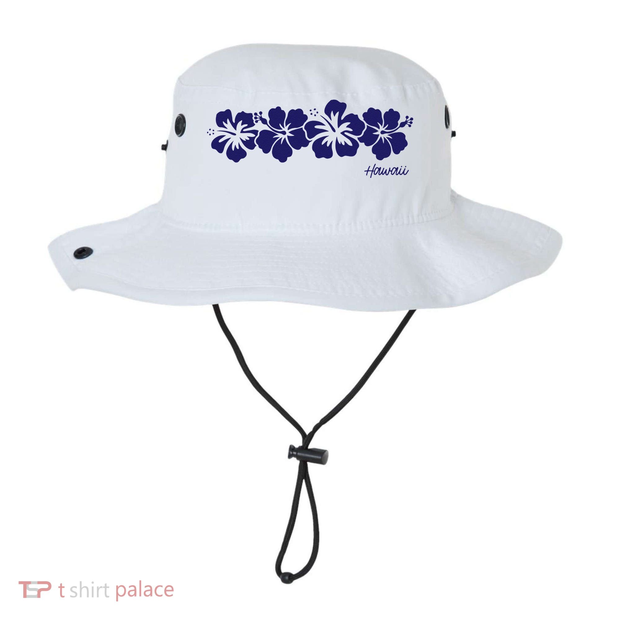 Hibiscus Flower Hawaii Aloha Hawaiian Retro Beach Bucket Hat