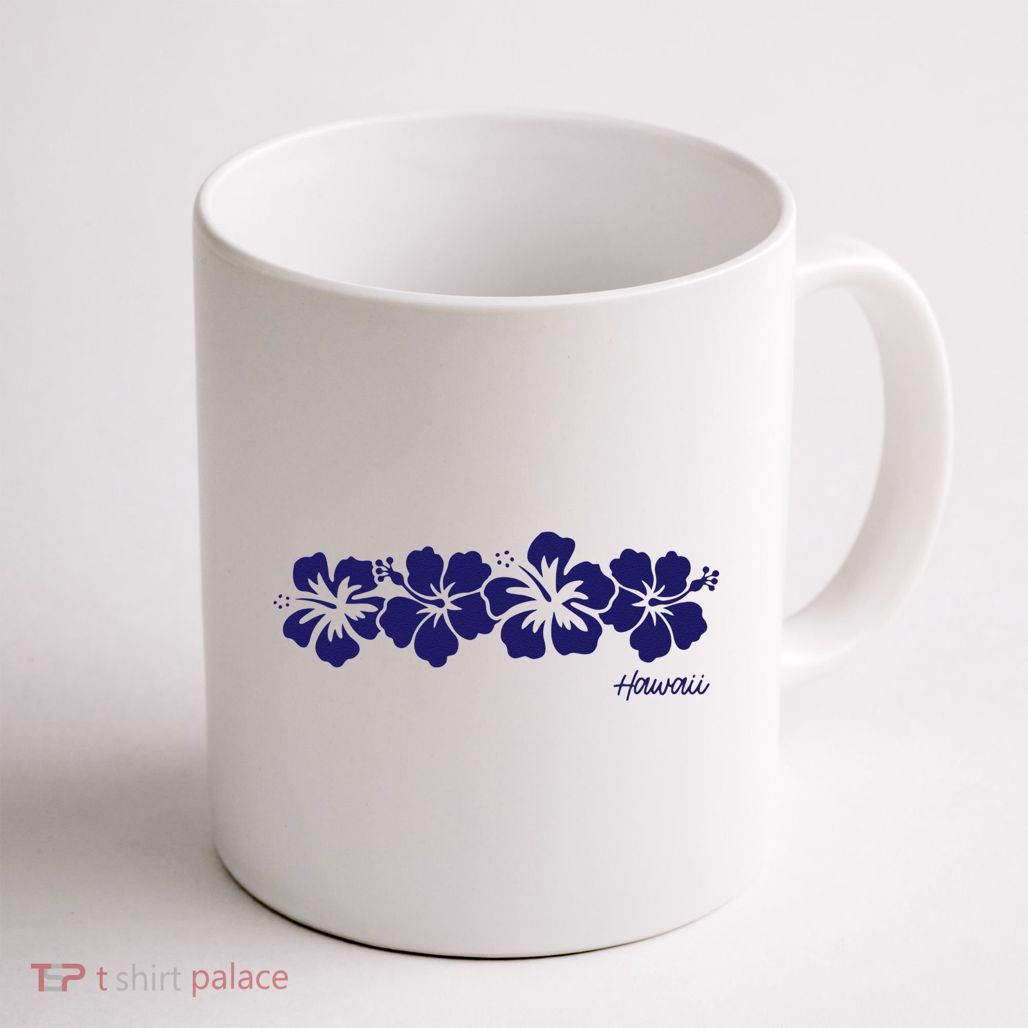 Hibiscus Flower Hawaii Aloha Hawaiian Retro Beach Coffee Mug