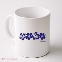 Hibiscus Flower Hawaii Aloha Hawaiian Retro Beach Coffee Mug thumb 0