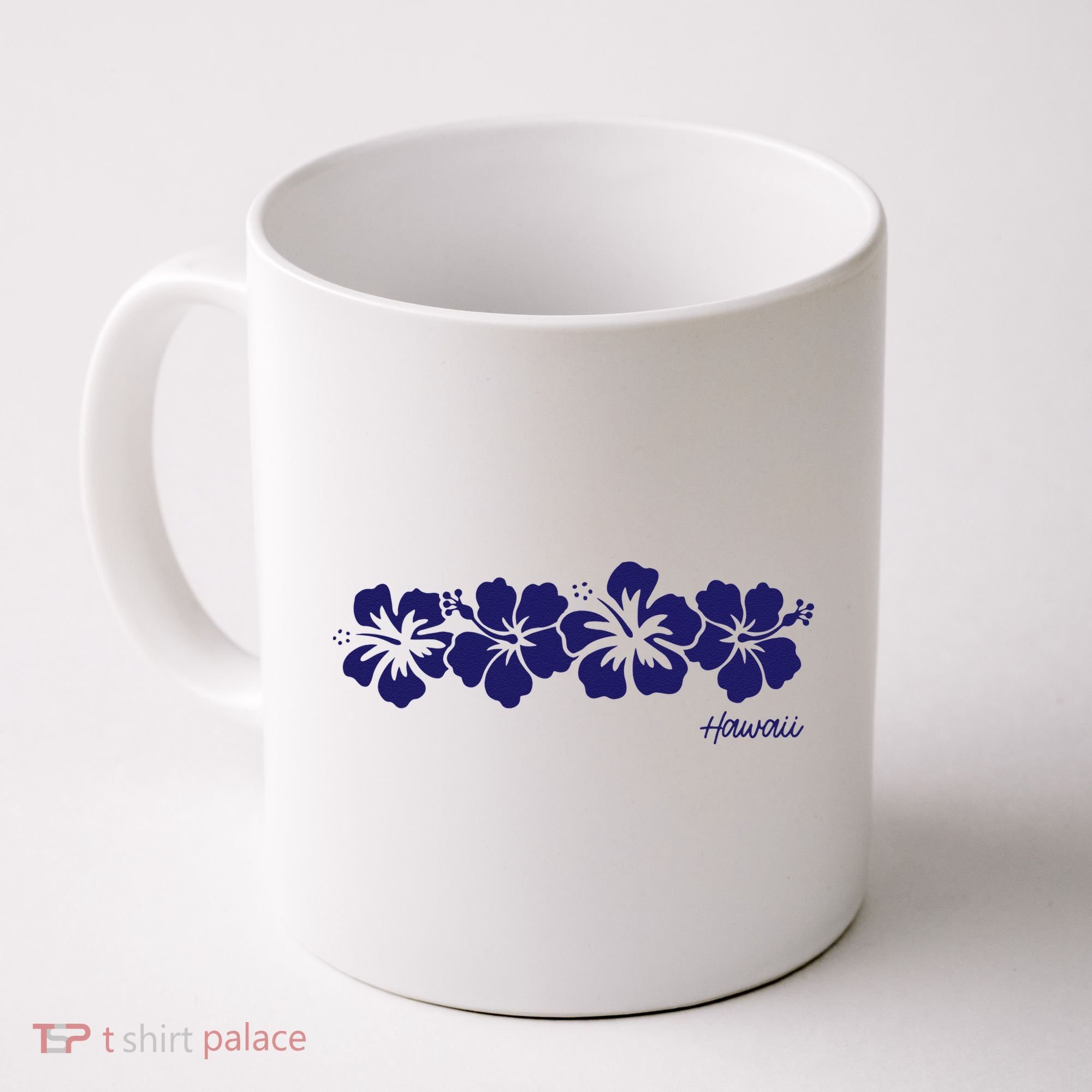 Hibiscus Flower Hawaii Aloha Hawaiian Retro Beach Coffee Mug