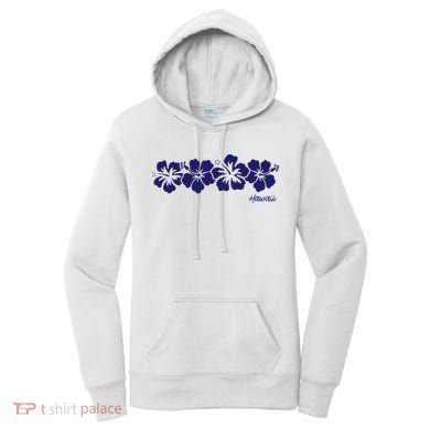 Hibiscus Flower Hawaii Aloha Hawaiian Retro Beach Women's Hoodie