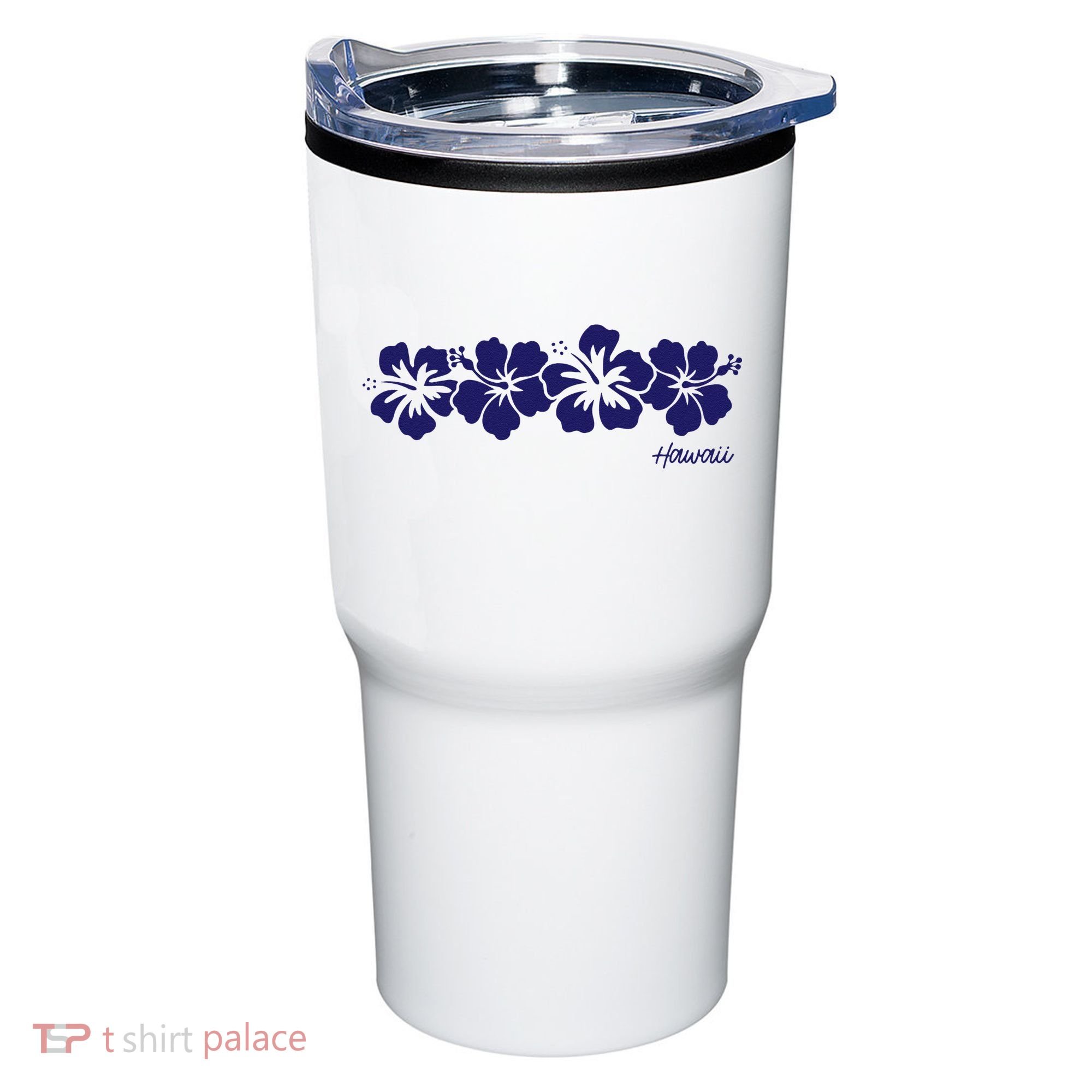 Hibiscus Flower Hawaii Aloha Hawaiian Retro Beach Tumbler