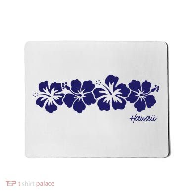 Hibiscus Flower Hawaii Aloha Hawaiian Retro Beach Mousepad