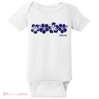 Hibiscus Flower Hawaii Aloha Hawaiian Retro Beach Baby Bodysuit thumb 0