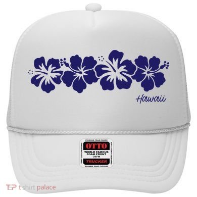 Hibiscus Flower Hawaii Aloha Hawaiian Retro Beach Hat