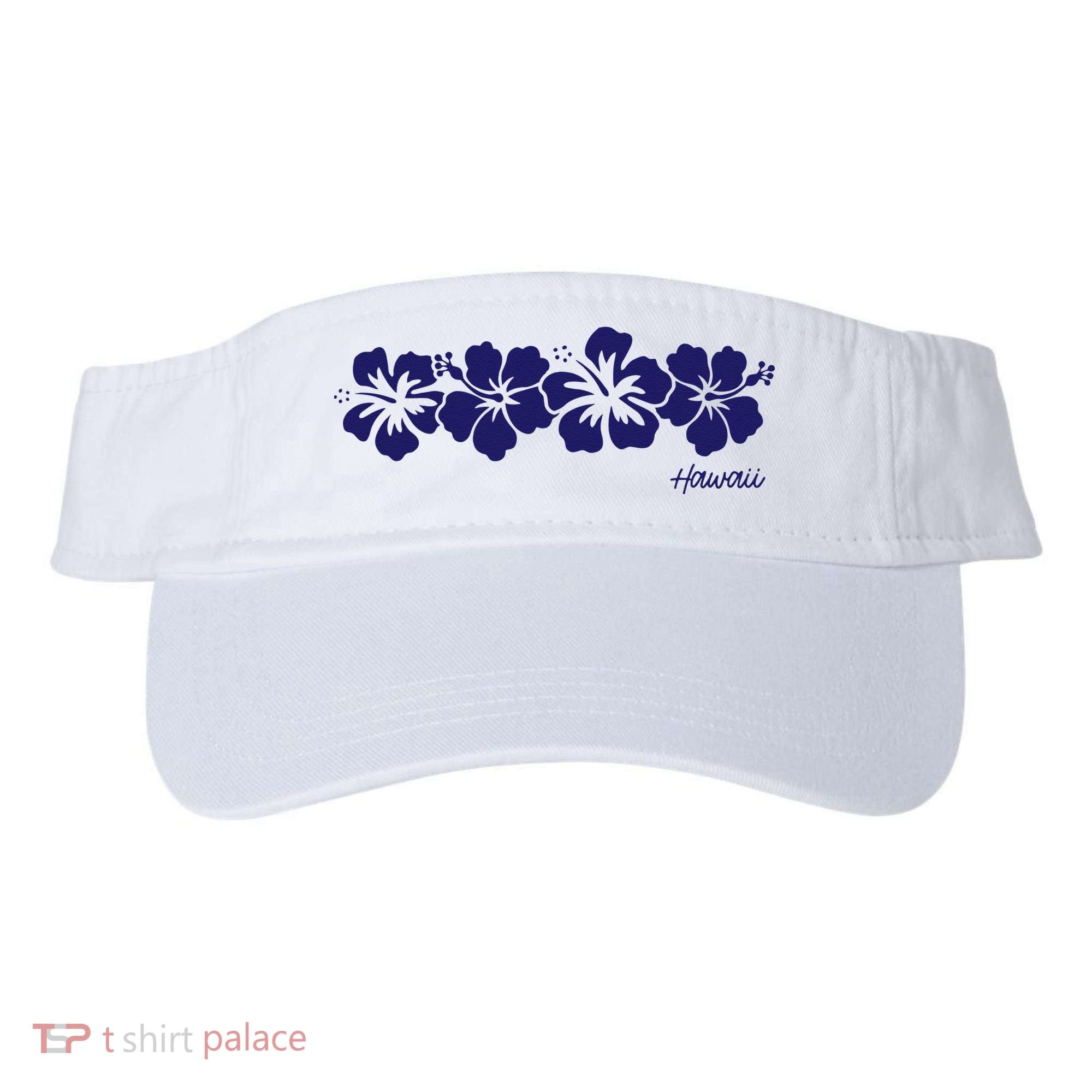 Hibiscus Flower Hawaii Aloha Hawaiian Retro Beach Visor