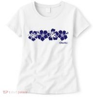 Hibiscus Flower Hawaii Aloha Hawaiian Retro Beach Women's T-Shirt thumb 0