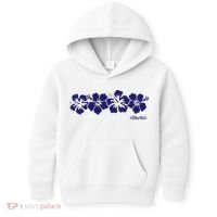 Hibiscus Flower Hawaii Aloha Hawaiian Retro Beach Kids Hoodie thumb 0