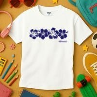 Hibiscus Flower Hawaii Aloha Hawaiian Retro Beach Kids T-Shirt thumb 3