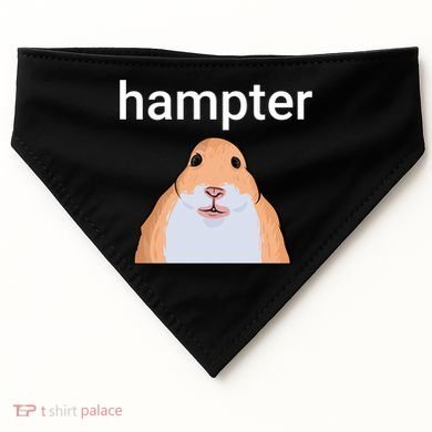 Hampter Funny Hamster Dank Meme Cute Gift USA-Made Doggie Bandana