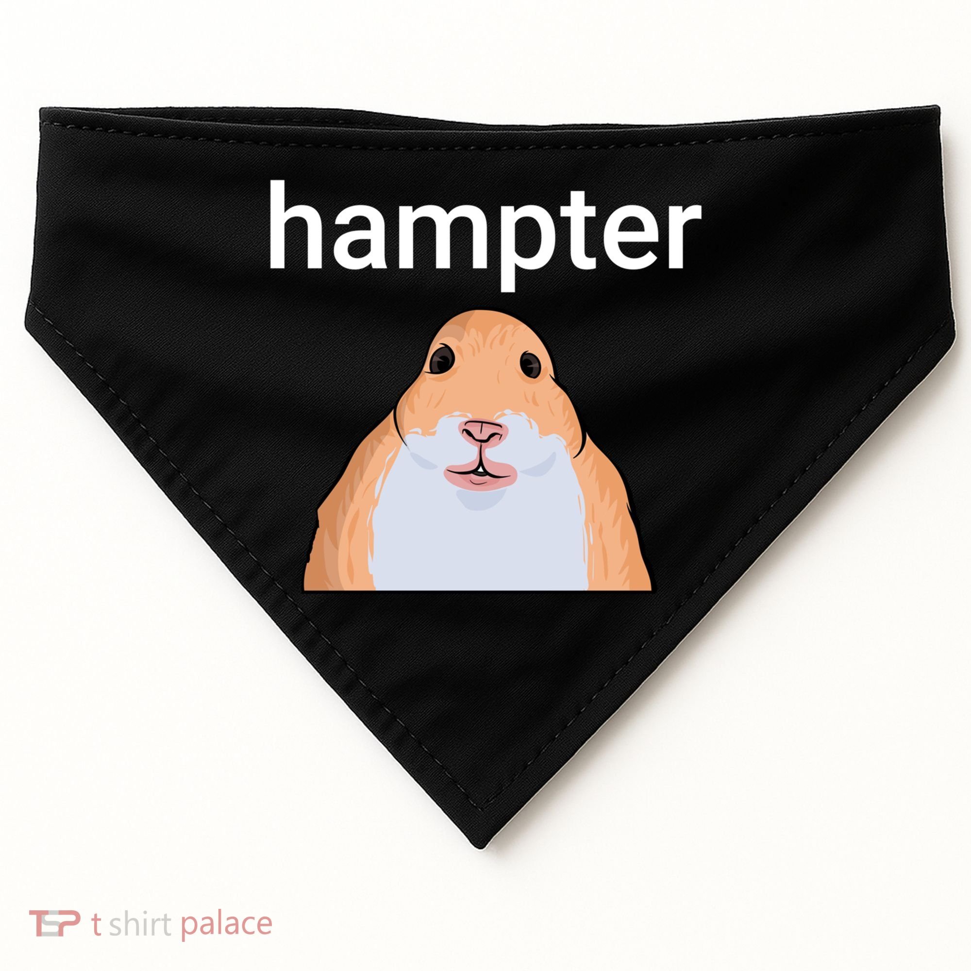 Hampter Funny Hamster Dank Meme Cute Gift USA-Made Doggie Bandana