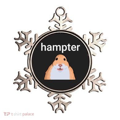 Hampter Funny Hamster Dank Meme Cute Gift Ornament