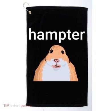 Hampter Funny Hamster Dank Meme Cute Gift Golf Towel