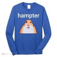 Hampter Funny Hamster Dank Meme Cute Gift Long Sleeve Shirt thumb 0