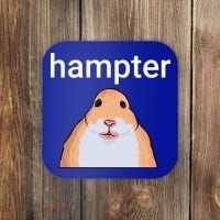 Hampter Funny Hamster Dank Meme Cute Gift Coaster thumb 0